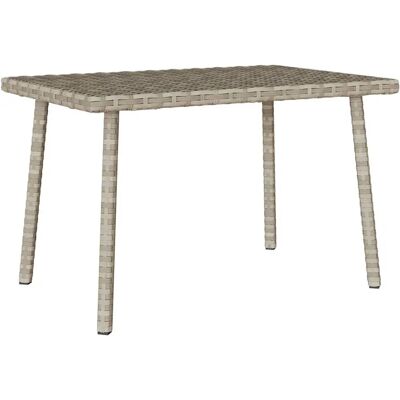 vidaXL Meble ogrodowe - Szary - Prostokątny - 80x40x37cm vidaXL Meble ogrodowe - Szary - Prostokątny - 80x40x37cm