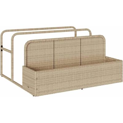 vidaXL Zwembad Opbergcontainer - Beige - Geschikt voor Buiten vidaXL Zwembad Opbergcontainer - Beige - Geschikt voor Buiten