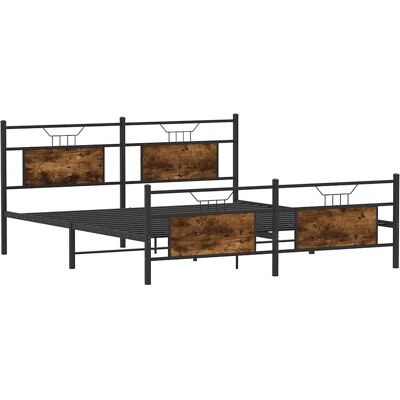 vidaXL Metaalbedbodem met latten 160x200 - Bedframe vidaXL Metaalbedbodem met latten 160x200 - Bedframe
