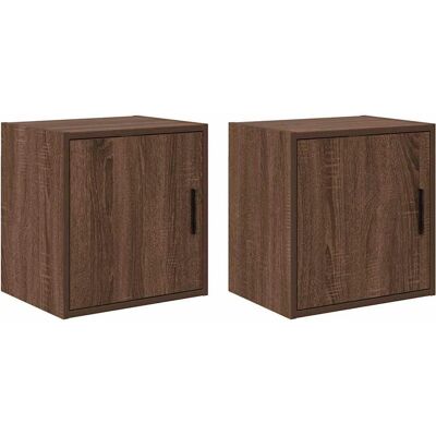 vidaXL Armoire Murale - Chêne Marron pour Garage - Publicité vidaXL Armoire Murale - Chêne Marron pour Garage - Publicité