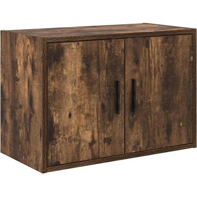 Armoire murale pour garage vidaXL - Bois d'ingénierie - Gris - Publicité Armoire murale pour garage vidaXL - Bois d'ingénierie - Gris - Publicité