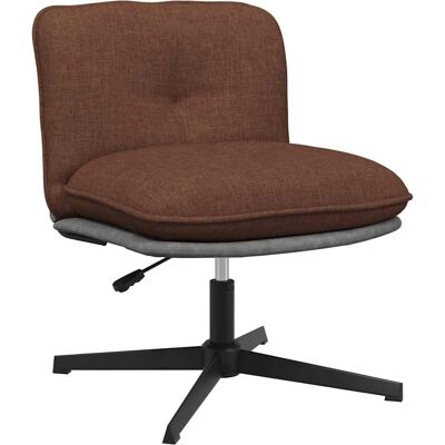 Vidaxl Bürostuhl Braun Drehbar Höhenverstellbar - Büromöbel Vidaxl Bürostuhl Braun Drehbar Höhenverstellbar - Büromöbel