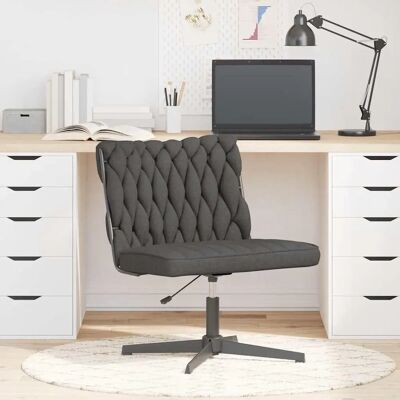 vidaXL Chaise de bureau pivotante gris foncé - Chaise de bureau vidaXL Chaise de bureau pivotante gris foncé - Chaise de bureau