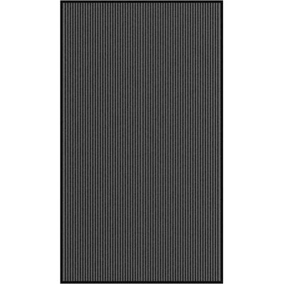 vidaXL Fußmatte Schwarz Grau 115x200 cm - Fußmatte vidaXL Fußmatte Schwarz Grau 115x200 cm - Fußmatte