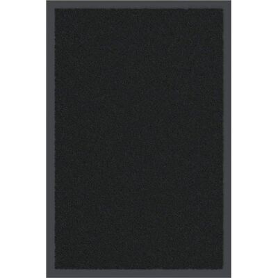 vidaXL Zwarte 40x60 cm Deurmat - Binnen Buiten vidaXL Zwarte 40x60 cm Deurmat - Binnen Buiten