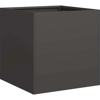 vidaXL Schwarzer Stahl 40x40x40 cm Pflanzkübel - Pflanzer vidaXL Schwarzer Stahl 40x40x40 cm Pflanzkübel - Pflanzer