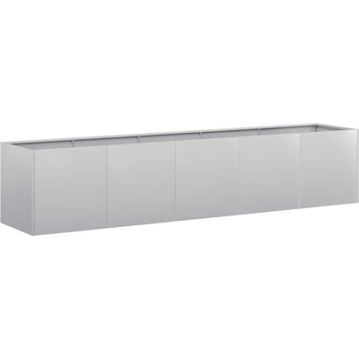 vidaXL Tuinplantbak 200x40x40 cm Gegalvaniseerd Staal - Planter vidaXL Tuinplantbak 200x40x40 cm Gegalvaniseerd Staal - Planter