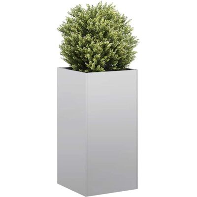vidaXL Verzinkter Stahl Pflanzkübel 40x40x80 cm - Blumentopf vidaXL Verzinkter Stahl Pflanzkübel 40x40x80 cm - Blumentopf