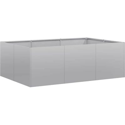 vidaXL Verzinkter Stahl Pflanzkübel - 120x80x40cm vidaXL Verzinkter Stahl Pflanzkübel - 120x80x40cm