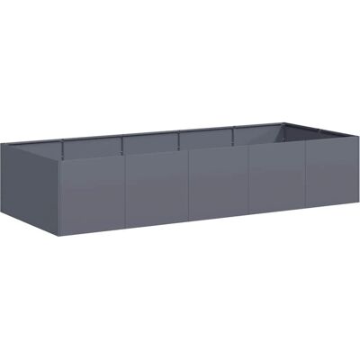 vidaXL Pflanzgefäß - 200x80x40 cm - Anthrazit - Garten vidaXL Pflanzgefäß - 200x80x40 cm - Anthrazit - Garten