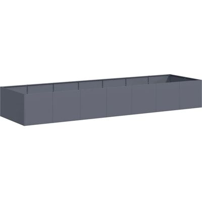 vidaXL Stahl-Gartenpflanzgefäß 280x80x40 cm - Garten Pflanzer vidaXL Stahl-Gartenpflanzgefäß 280x80x40 cm - Garten Pflanzer
