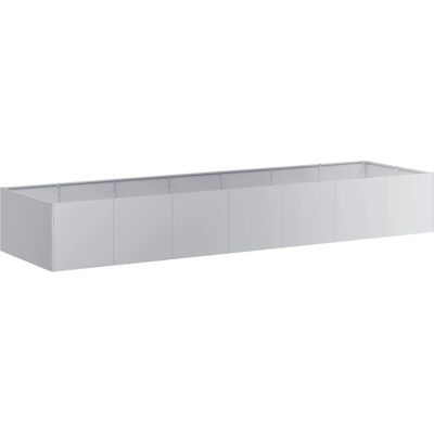 vidaXL Verzinkter Stahl Pflanzkübel - 280x80x40 cm - Gartendeko vidaXL Verzinkter Stahl Pflanzkübel - 280x80x40 cm - Gartendeko