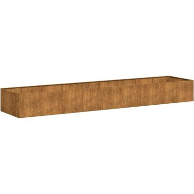 vidaXL Jardinière Oxydée - Conteneur de Plantes 360x80x40 cm vidaXL Jardinière Oxydée - Conteneur de Plantes 360x80x40 cm