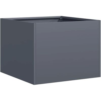 vidaXL Szara stalowa donica ogrodowa 40x40x30 cm vidaXL Szara stalowa donica ogrodowa 40x40x30 cm