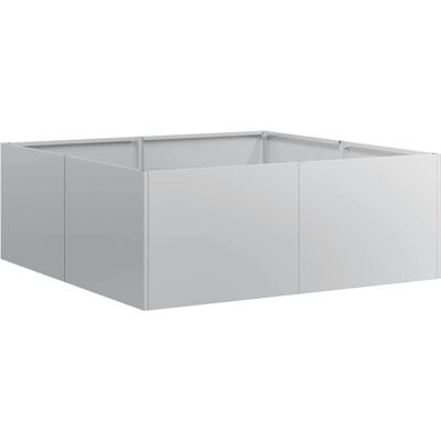 vidaXL Pflanzkübel 80x80x30cm Verzinkter Stahl - Gartentopf vidaXL Pflanzkübel 80x80x30cm Verzinkter Stahl - Gartentopf