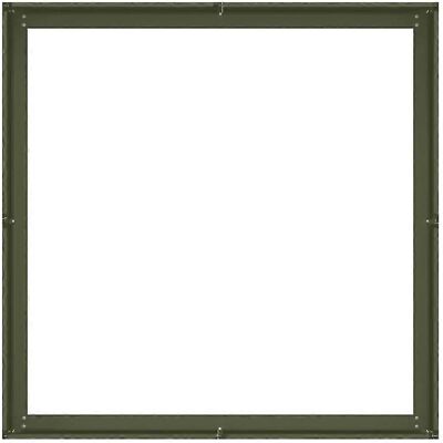 vidaXL Stahl-Outdoor-Blumenkübel 100x100x30cm - Gartentopf vidaXL Stahl-Outdoor-Blumenkübel 100x100x30cm - Gartentopf
