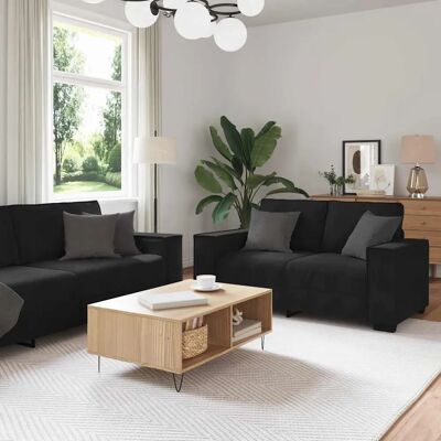 vidaXL 2-tlg. Samtsofa-Set - Unterstützend, Stilvoll, Langlebig vidaXL 2-tlg. Samtsofa-Set - Unterstützend, Stilvoll, Langlebig