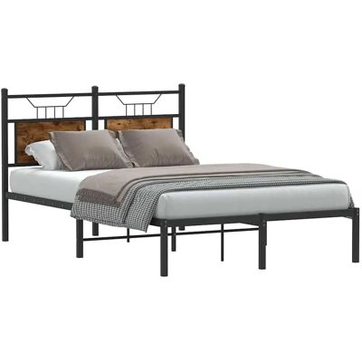 vidaXL Bed Frame - Stevige 120x190cm met hoofdbord en opbergruimte vidaXL Bed Frame - Stevige 120x190cm met hoofdbord en opbergruimte