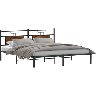 vidaXL Bedframe met hoofdbord - 183x203 cm - Type bed vidaXL Bedframe met hoofdbord - 183x203 cm - Type bed