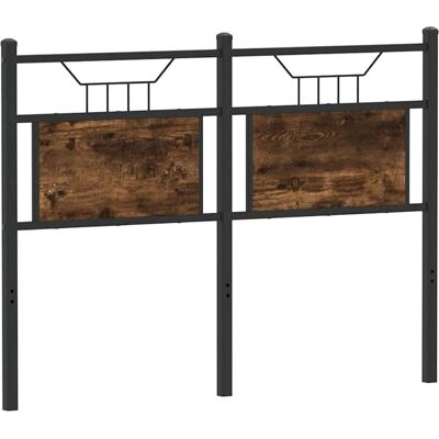 vidaXL Savukiraukea 120 cm tekstiilipuuta ja terästä - Sängynpääty vidaXL Savukiraukea 120 cm tekstiilipuuta ja terästä - Sängynpääty