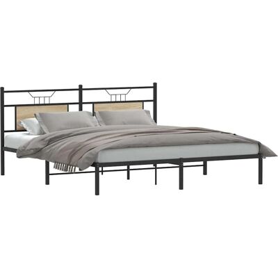 vidaXL Bed Frame met hoofdbord - 160x200cm - Bruin vidaXL Bed Frame met hoofdbord - 160x200cm - Bruin