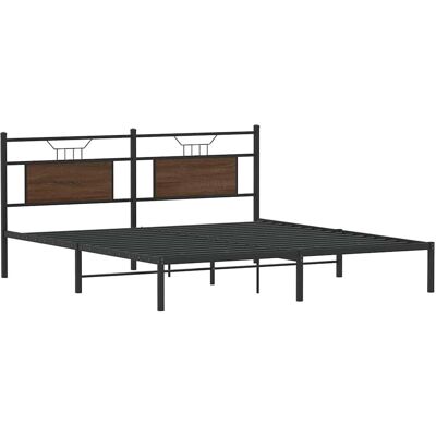 vidaXL Sänkykehys Ruskea Puu 160x200cm - Sänkykehys vidaXL Sänkykehys Ruskea Puu 160x200cm - Sänkykehys