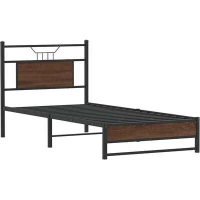 vidaXL Sänkykehys - Ruskea puu 90x200 cm - Makuuhuoneen kalusteet vidaXL Sänkykehys - Ruskea puu 90x200 cm - Makuuhuoneen kalusteet