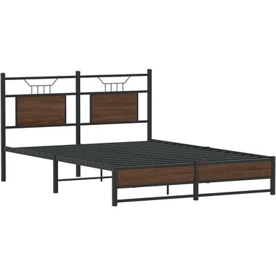 vidaXL Bettgestell Braun Holz 140x190cm - Bettgestell vidaXL Bettgestell Braun Holz 140x190cm - Bettgestell