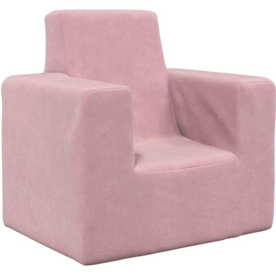 Vidaxl Sofa pour Enfants Rose - Peluche Douce Vidaxl Sofa pour Enfants Rose - Peluche Douce