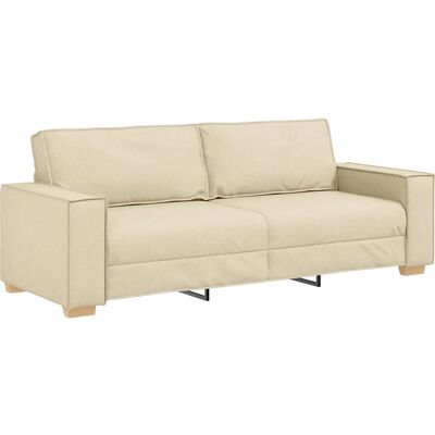 Canapé Gris Clair 59cm Tissu Bois Mousse - VidaXL - Publicité Canapé Gris Clair 59cm Tissu Bois Mousse - VidaXL - Publicité