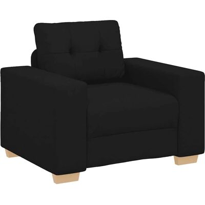 Silla de tela negra 59/60cm vidaXL - Silla Silla de tela negra 59/60cm vidaXL - Silla