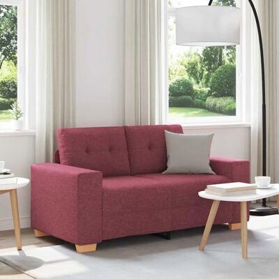 VIDAXL - Sofa 120cm Rot Vino Stoff - Sofa VIDAXL - Sofa 120cm Rot Vino Stoff - Sofa