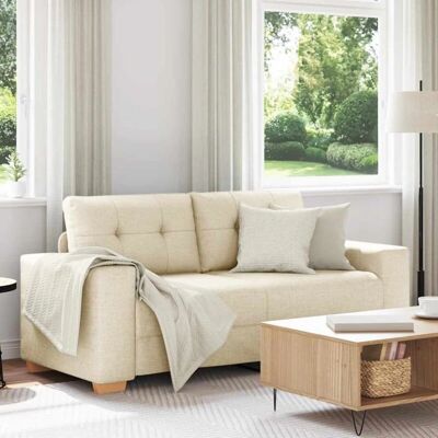 VIDAXL Sofa Leinen 140cm - Modern & Stilvoll VIDAXL Sofa Leinen 140cm - Modern & Stilvoll