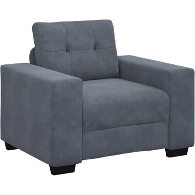 Vidaxl Dunkelgraues Samtstoff-Sessel Vidaxl Dunkelgraues Samtstoff-Sessel