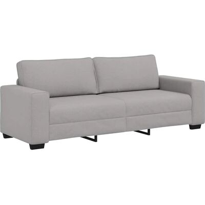 vidaXL Modernes Grau 3-Sitzer-Sofa - Sofa vidaXL Modernes Grau 3-Sitzer-Sofa - Sofa