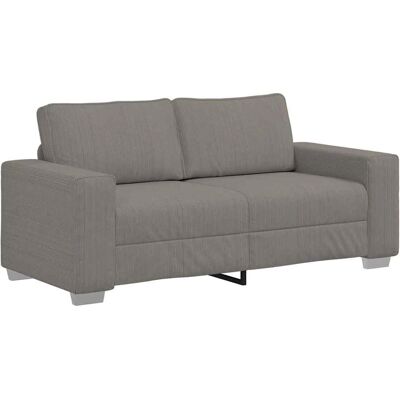vidaXL Zweisitzer-Sofa Hellgrau 140 cm Cordstoff - Sofa vidaXL Zweisitzer-Sofa Hellgrau 140 cm Cordstoff - Sofa