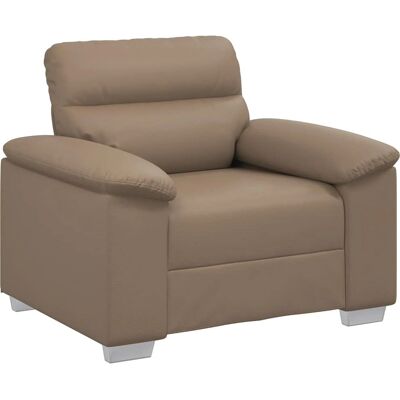 vidaXL Fauteuil cappuccino-brun - Mobilier de salon - Publicité vidaXL Fauteuil cappuccino-brun - Mobilier de salon - Publicité