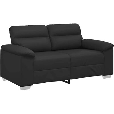 Canapé 2 places noir 120cm vidaXL - Sofa - Publicité Canapé 2 places noir 120cm vidaXL - Sofa - Publicité