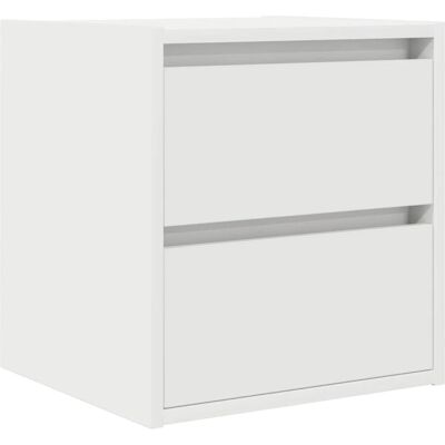 vidaXL Væghængt Natbord Hvid 38x34x40 cm vidaXL Væghængt Natbord Hvid 38x34x40 cm
