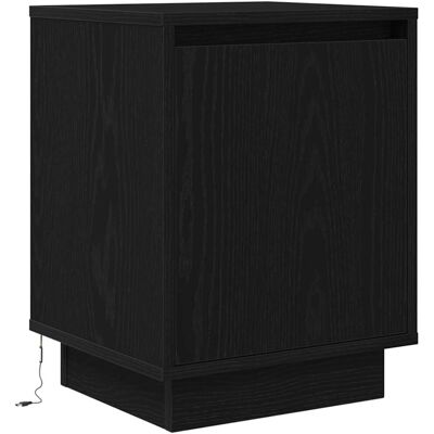 vidaXL Nachttisch - LED-Lichter - 38x34x50 cm - Modernes Nachttisch vidaXL Nachttisch - LED-Lichter - 38x34x50 cm - Modernes Nachttisch