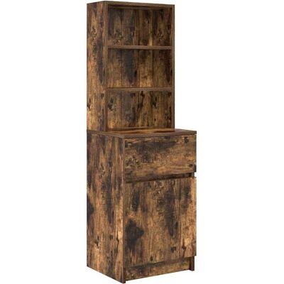 vidaXL Bedside Cabinet Grey Sonoma - Bedside Table vidaXL Bedside Cabinet Grey Sonoma - Bedside Table