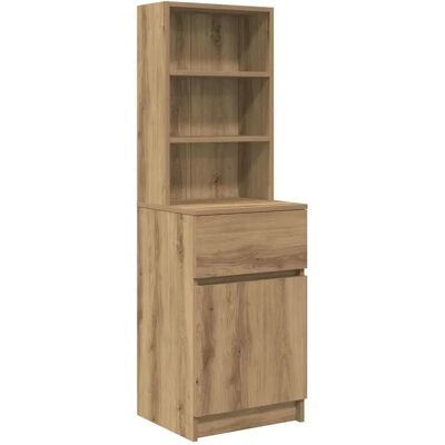 vidaXL Bedside Cabinet Grey Sonoma - Nightstand - Bedside Cabinet vidaXL Bedside Cabinet Grey Sonoma - Nightstand - Bedside Cabinet