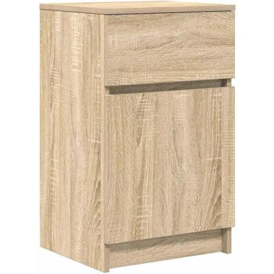vidaXL Sonoma eiken nachtkastje grijs - Bedside Table vidaXL Sonoma eiken nachtkastje grijs - Bedside Table