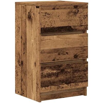 vidaXL Bedside Cabinet Old Wood 39x35x65 cm - Bedside Table vidaXL Bedside Cabinet Old Wood 39x35x65 cm - Bedside Table