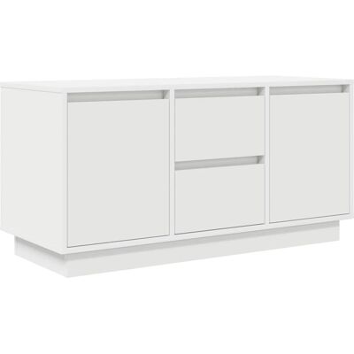 vidaXL Hvid 100cm TV-skab med LED-lys - TV-stativ vidaXL Hvid 100cm TV-skab med LED-lys - TV-stativ