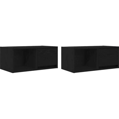 vidaXL Sonoma Eichen TV-Schrank 80x31x25.5 cm Holzwerkstoff - TV Schrank vidaXL Sonoma Eichen TV-Schrank 80x31x25.5 cm Holzwerkstoff - TV Schrank