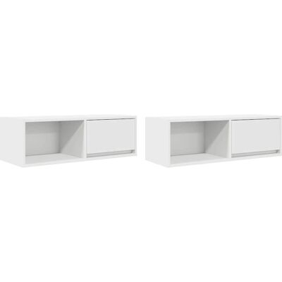 vidaXL Sonoma Eiken 80x31x25,5 cm Wandmontage TV-Kast vidaXL Sonoma Eiken 80x31x25,5 cm Wandmontage TV-Kast