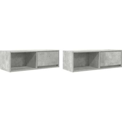 vidaXL Sonoma Eiken 80x31x25,5 cm Wandmontage TV-kast vidaXL Sonoma Eiken 80x31x25,5 cm Wandmontage TV-kast
