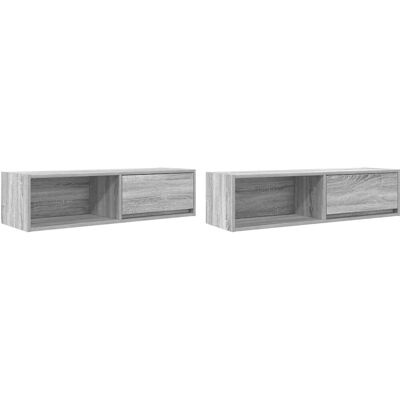 vidaXL Sonoma Eiche 80x31x25,5 cm Wand-TV-Schrank vidaXL Sonoma Eiche 80x31x25,5 cm Wand-TV-Schrank