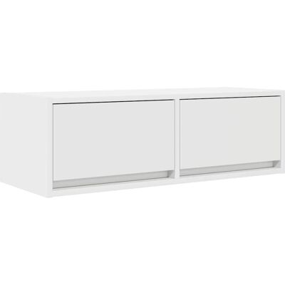 VidaXL White Wall-Mounted TV Stand - TV Stand VidaXL White Wall-Mounted TV Stand - TV Stand